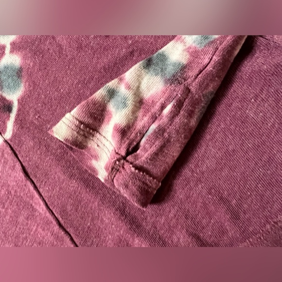 GUC We the Free ~ Free People Long Sleeve Psychodelic Mock Neck Top - Picture 6 of 9